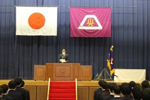 令和４年度同窓会入会式が行われました。