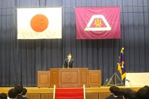 令和４年度同窓会入会式が行われました。