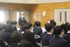 令和４年度同窓会入会式が行われました。