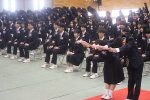 令和４年度第７３回卒業証書授与式が行われました