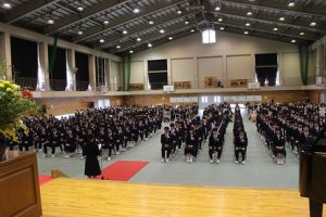 令和４年度第７３回卒業証書授与式が行われました