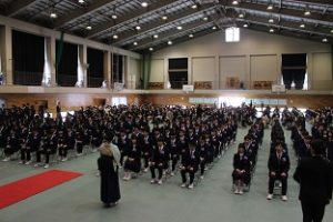 令和４年度第７３回卒業証書授与式が行われました
