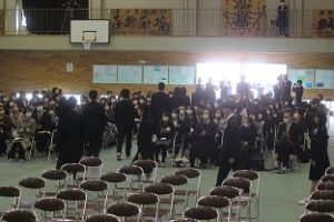 令和４年度第７３回卒業証書授与式が行われました