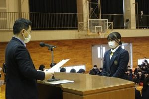 令和４年度納め式を行いました。