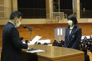 令和４年度納め式を行いました。
