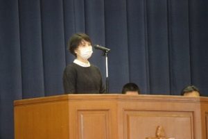 令和４年度離退任式が行われました。
