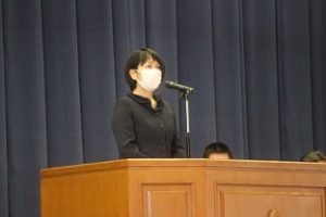 令和４年度離退任式が行われました。