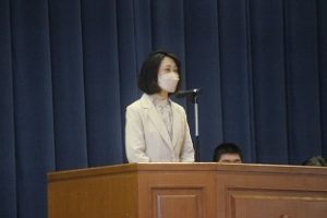 令和４年度離退任式が行われました。