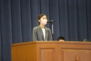 令和４年度離退任式が行われました。