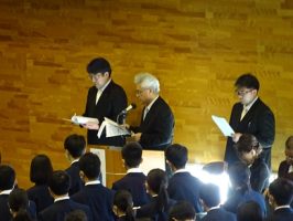令和５年度入学式が行われました