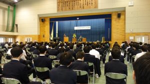 令和５年度山梨県立吉田高等学校同窓会 記念講演が行われました。