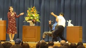 令和５年度山梨県立吉田高等学校同窓会 記念講演が行われました。