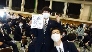 令和５年度山梨県立吉田高等学校同窓会 記念講演が行われました。