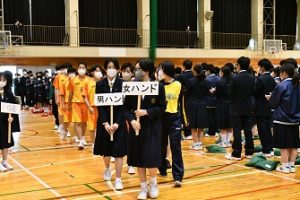 令和５年度山梨県高等学校総合体育大会壮行会が行われました。