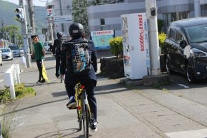 令和５年度山梨県高等学校県下一斉「通学時マナーアップ運動」が行われました。
