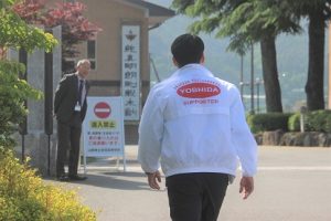 令和５年度山梨県高等学校県下一斉「通学時マナーアップ運動」が行われました。