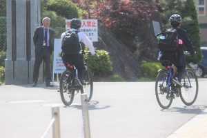 令和５年度山梨県高等学校県下一斉「通学時マナーアップ運動」が行われました。