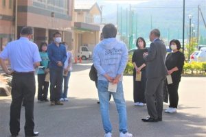 令和５年度山梨県高等学校県下一斉「通学時マナーアップ運動」が行われました。