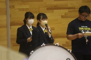 令和５年度全日本選手権大会自転車競技・山梨県高等学校総合体育大会・山梨県高等学校将棋選手権大会の納め式が行われました。