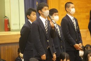 令和５年度関東大会出場部壮行会が行われました。