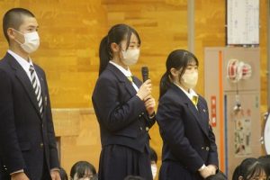令和５年度関東大会出場部壮行会が行われました。