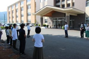 令和５年度山梨県高等学校県下一斉「通学時マナーアップ運動」２回目が行われました。