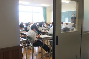 令和５年度前期第２回試験が始まりました。