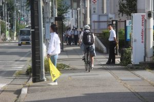 令和５年度山梨県高等学校県下一斉「通学時マナーアップ運動３回目」が行われました。