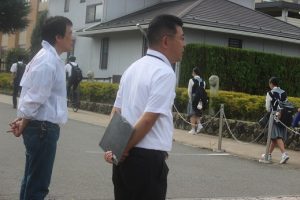 令和５年度山梨県高等学校県下一斉「通学時マナーアップ運動３回目」が行われました。