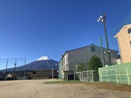 🗻吉田高校の富士山🗻