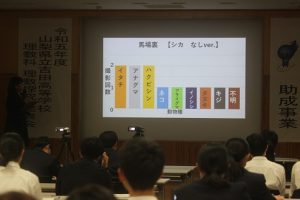 令和５年度理数科 理数探究発表会 第２回が行われました。