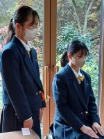「第１２回吉田高校茶道部・渡辺社中合同茶会」が開催されました。