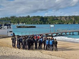 沖縄修学旅行２日目の様子です。