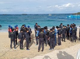 沖縄修学旅行２日目の様子です。