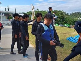 沖縄修学旅行２日目の様子です。