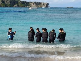 沖縄修学旅行２日目の様子です。
