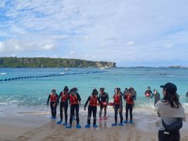沖縄修学旅行２日目の様子です。
