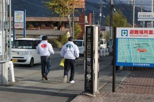 令和５年度山梨県高等学校県下一斉「通学時マナーアップ運動」４回目が行われました。