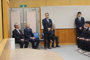 第９６回選抜高校野球大会「２１世紀枠」山梨県推薦校表彰式が行われました。