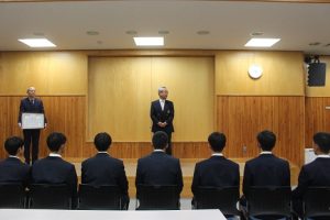 第９６回選抜高校野球大会「２１世紀枠」山梨県推薦校表彰式が行われました。