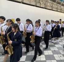 令和５年度第４４回山梨県高等学校芸術文化祭グランドステージの様子です。
