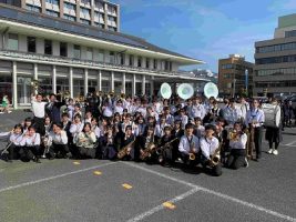 令和５年度第４４回山梨県高等学校芸術文化祭グランドステージの様子です。