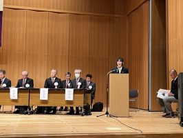 令和５年度全国高校総体 冬季大会 山梨県選手団  結団壮行式が行われました。