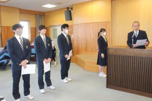 令和５年度納め式を行いました。