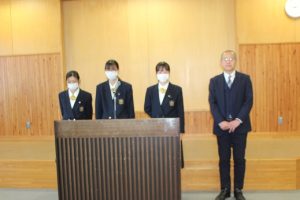 令和５年度納め式を行いました。