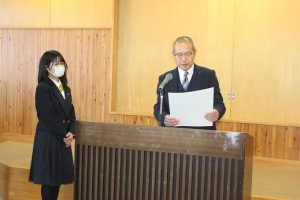 令和５年度納め式を行いました。