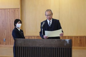 令和５年度納め式を行いました。