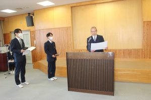 令和５年度納め式を行いました。