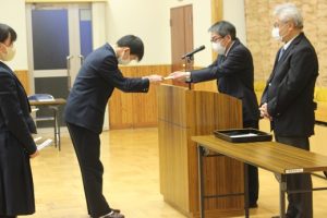 令和５年度 渡辺貢奨学金交付式が行われました。