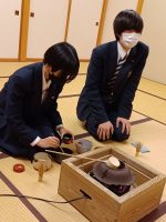 茶道部 令和６年初釜を開きました。
